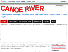 Tablet Screenshot of canoe-river.com